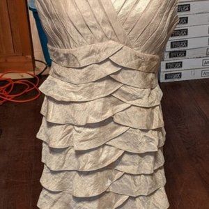 Beautiful David's Bridal size 10 tiered formal gown